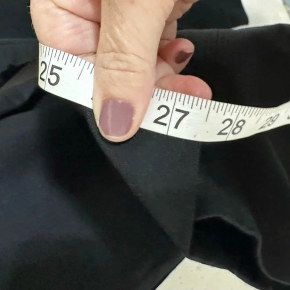 Thalian 10 black pull on slimming ankle cropped stretch pants - Picture 6 of 8